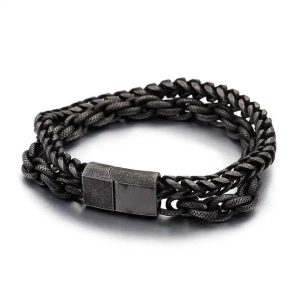 Pulsera vintage doble cadena