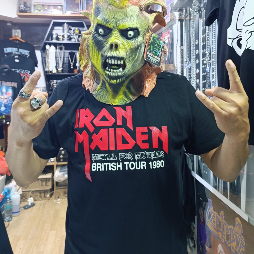 Polo Iron Maiden Metal For Muthas Brithish Tour 1980 algodón