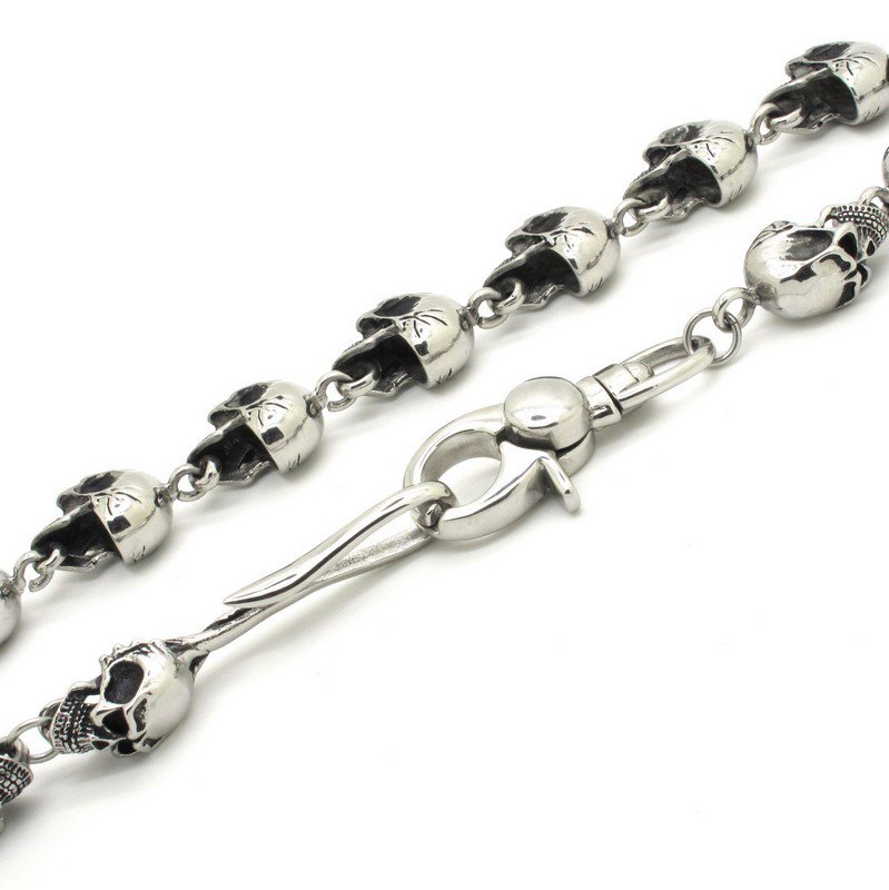 Cadena de Pantalón “Big Skull” – Acero Inoxidable Calavera (Estilo Biker) - Imagen 3