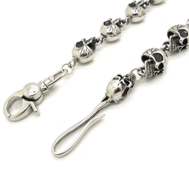 Cadena de Pantalón “Big Skull” – Acero Inoxidable Calavera (Estilo Biker) - Imagen 2