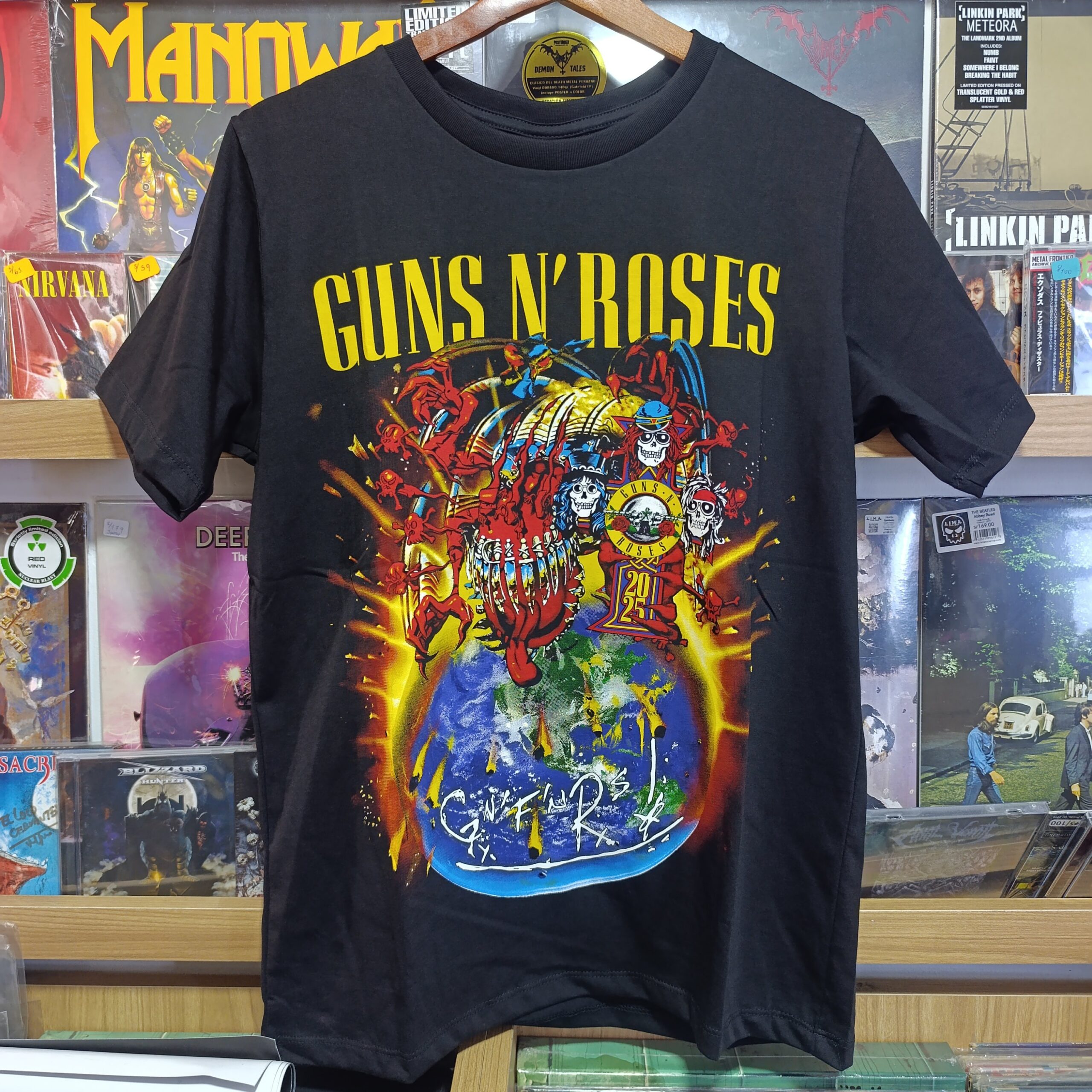 Polo Guns N Roses Gira 2025 GxNxFxR