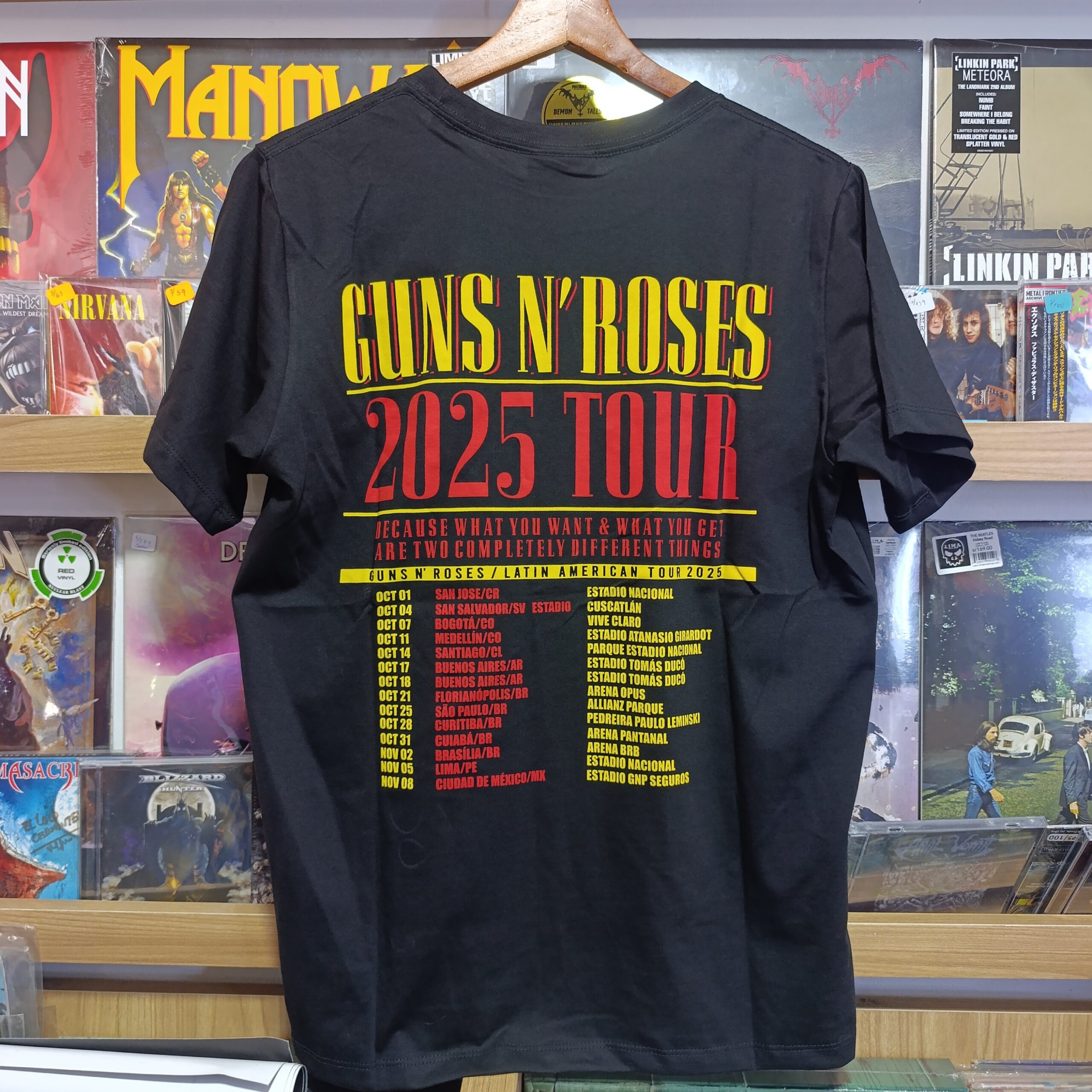 Polo Guns N Roses Gira 2025 GxNxFxR - Imagen 2