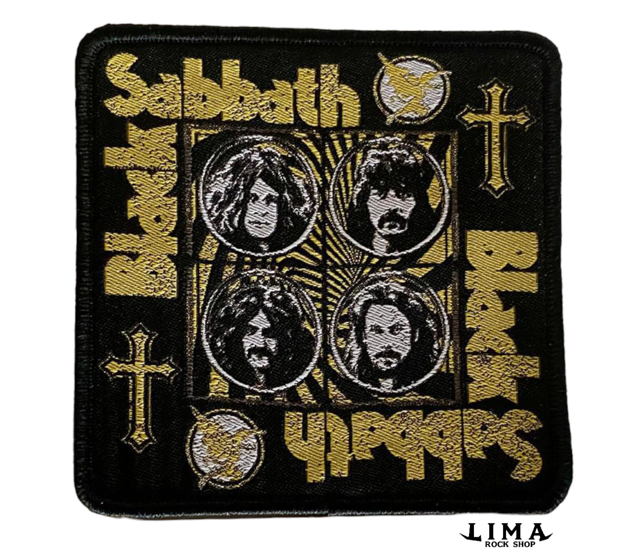 Parches importados Black Sabbath micro bordados