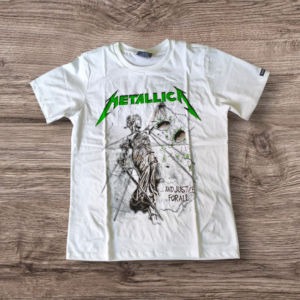 Metallica - And Justice For All... polo blanco
