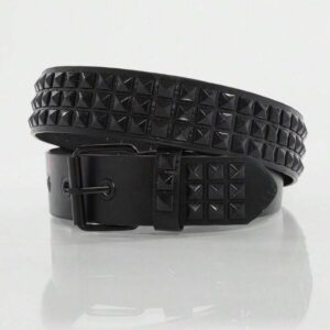 Correa cuero PU tachas rock unisex
