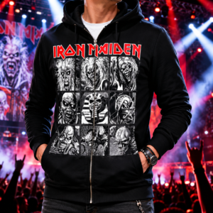 Polera hoddie Iron Maiden