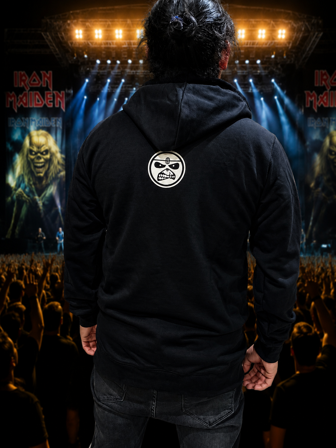 Polera hoddie Iron Maiden - Imagen 2