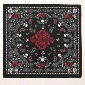 Pañotela negra de calavera