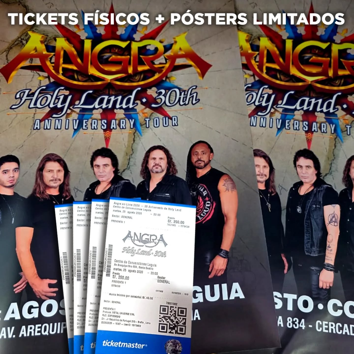 Angra en Lima 2026 | 30 Aniversario de Holy Land