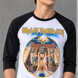 Polo Iron Maiden - Powerslave manga raglan 3/4