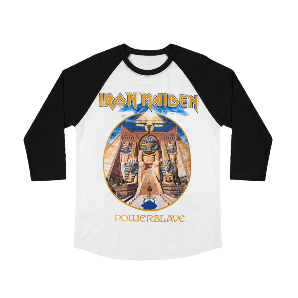 Polo Iron Maiden - Poweslave manga raglan 3/4