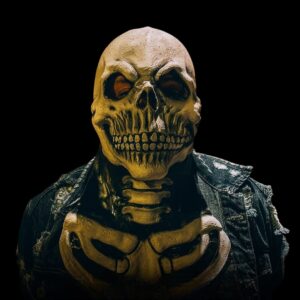 Máscara calavera con pecho