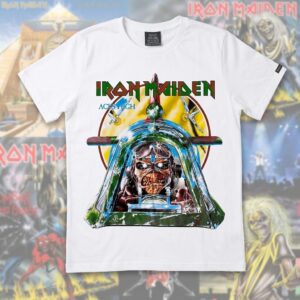 Polo Iron Maiden - Aces High blanco