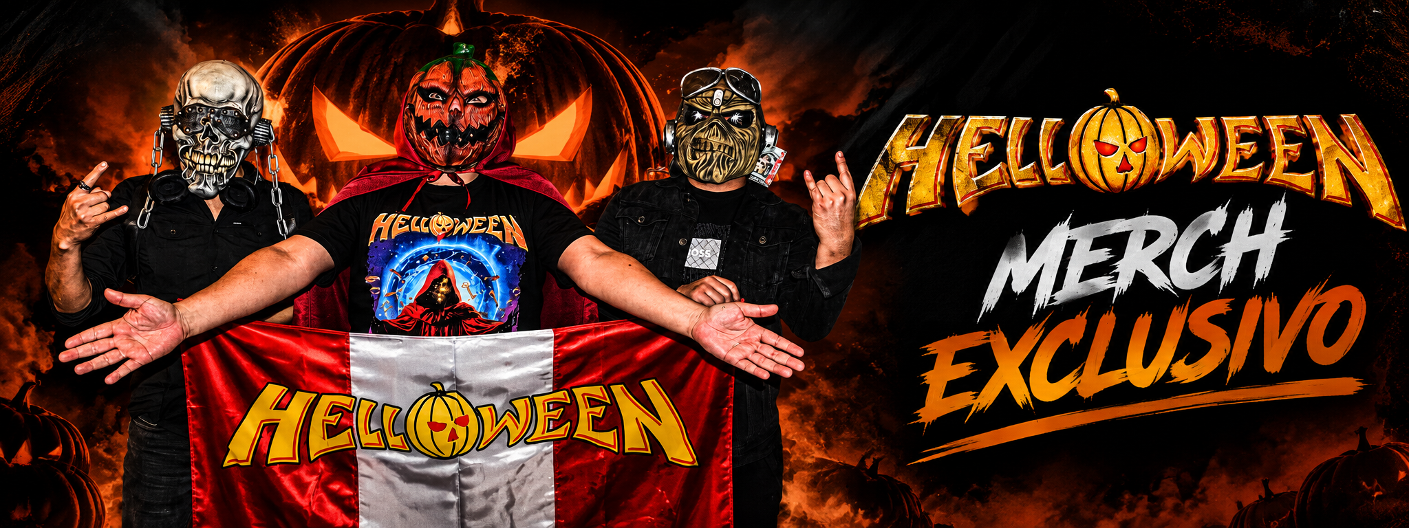 Helloween en Lima - Merch Exclusivo