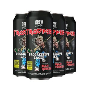 Cerveza Crew Republic x Iron Maiden Trooper Progressive Lager | Lata 4x500ml