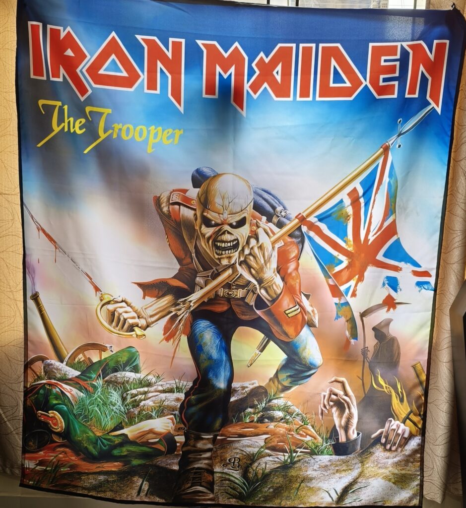 Banderola 1.4m x 1.6m Iron Maiden The Trooper